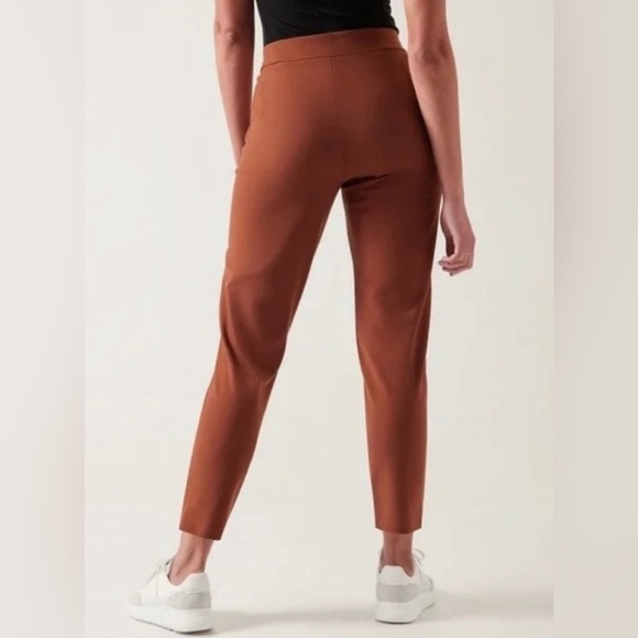 Athleta Stellar Skinny Trouser pant in Ancient Mahogany size 0 - Picture 2 of 8